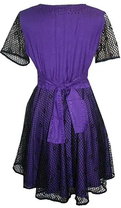208 DR Peasant Bohemian Bohemian Net Corset Short Dress