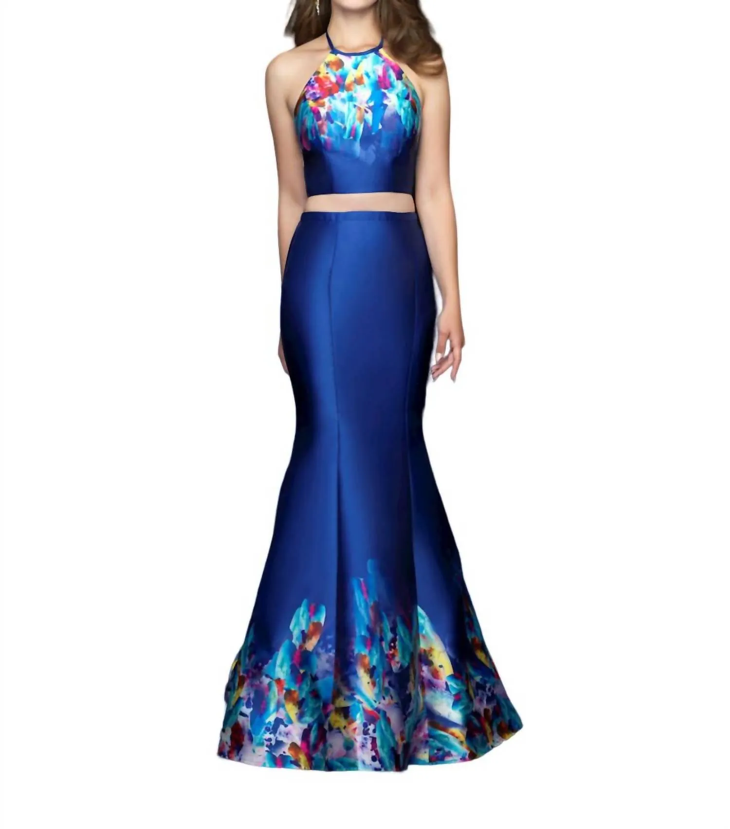 2PC MIKADO GOWN