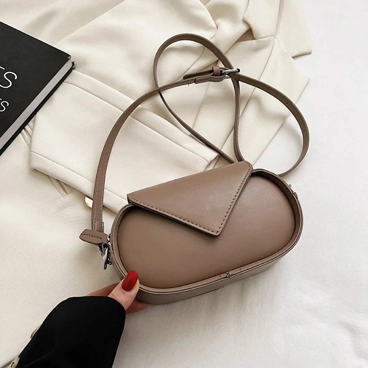 Adjustable Crossbody Zipper Bag