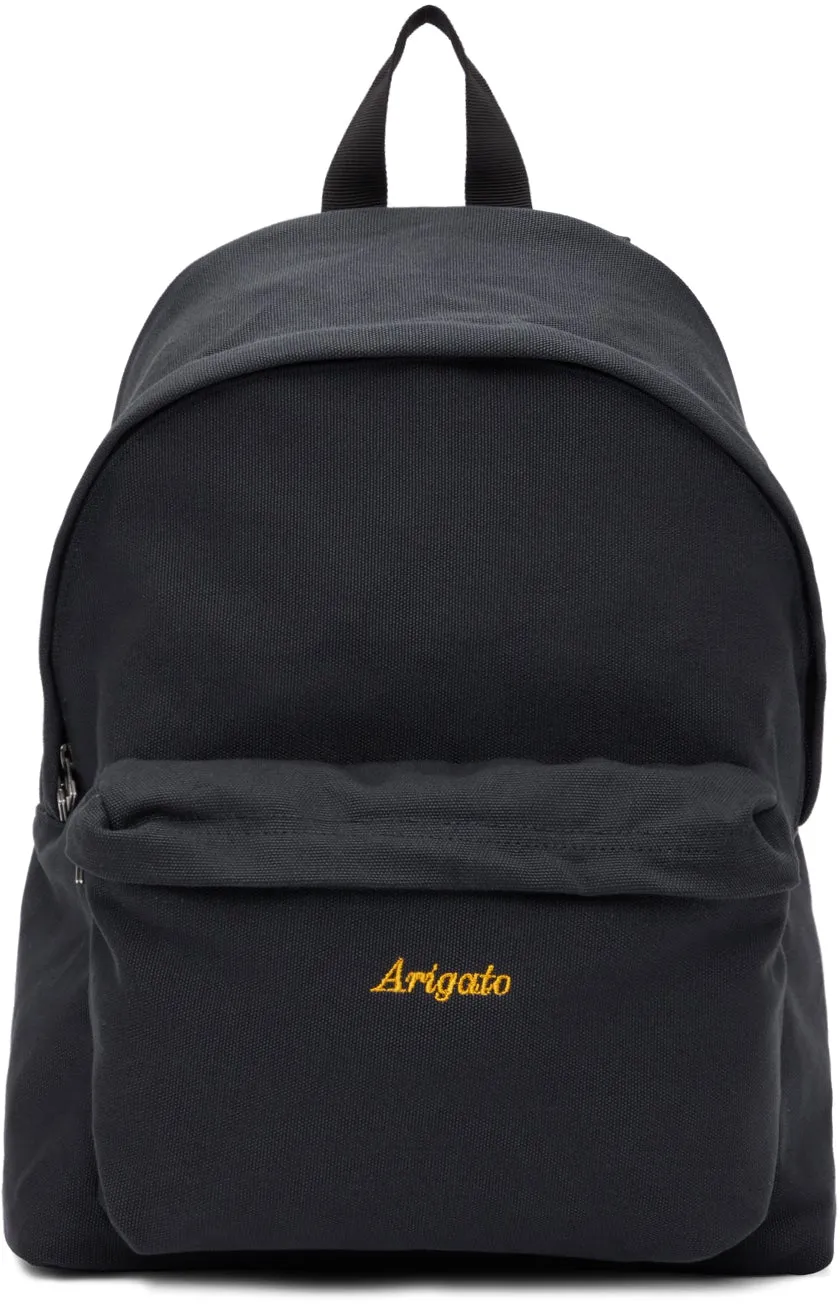 Axel Arigato Navy Script Logo Backpack