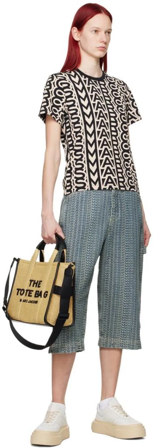 Beige 'The Woven Medium' Tote