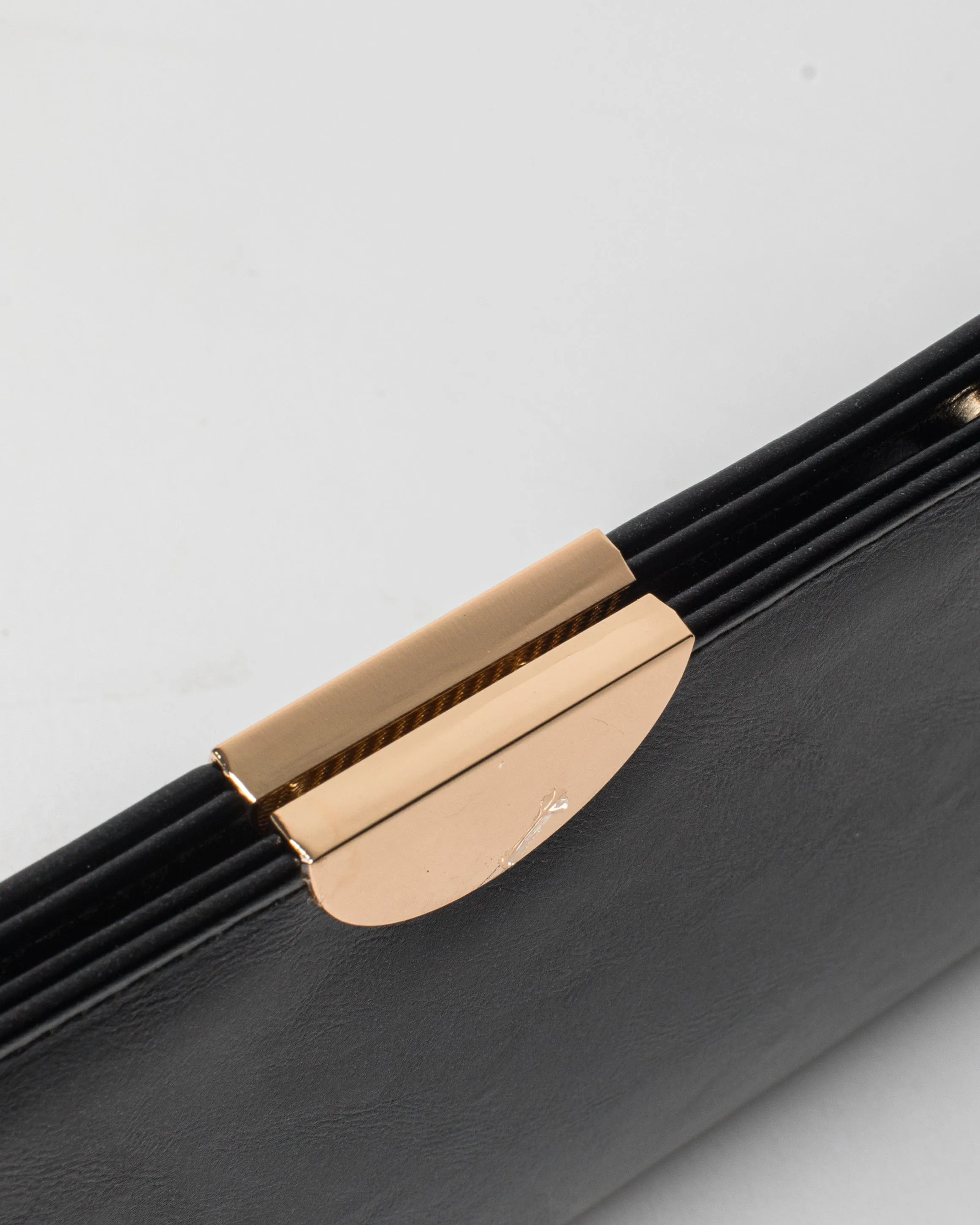 Black Carlie Clutch Bag