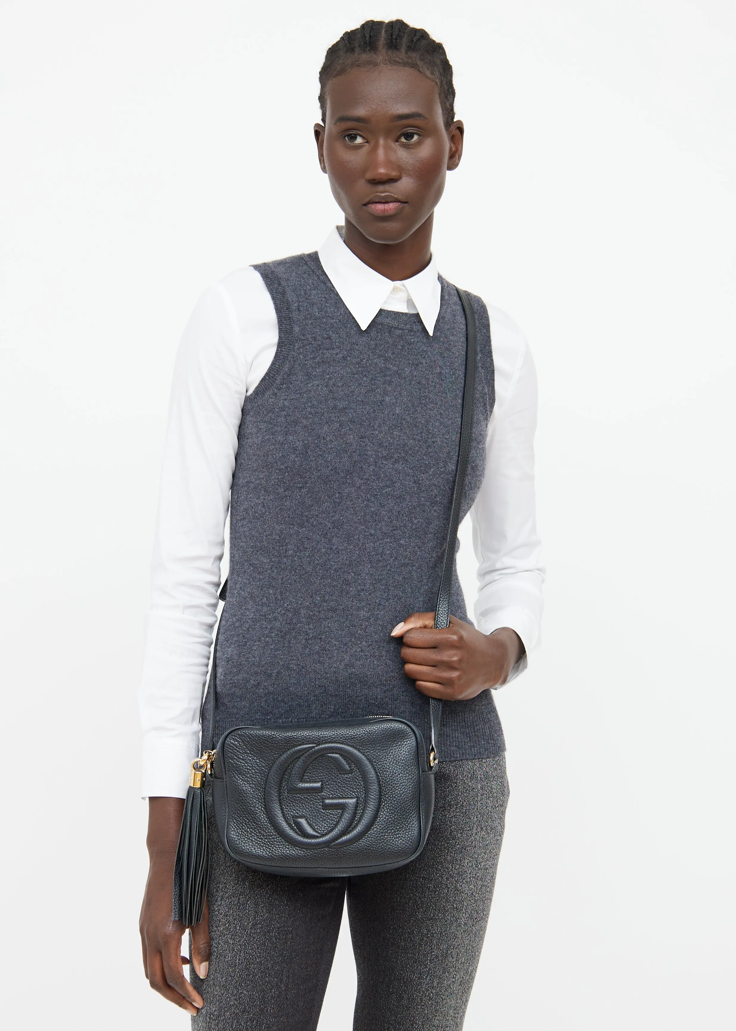 Black Soho Disco Crossbody Bag