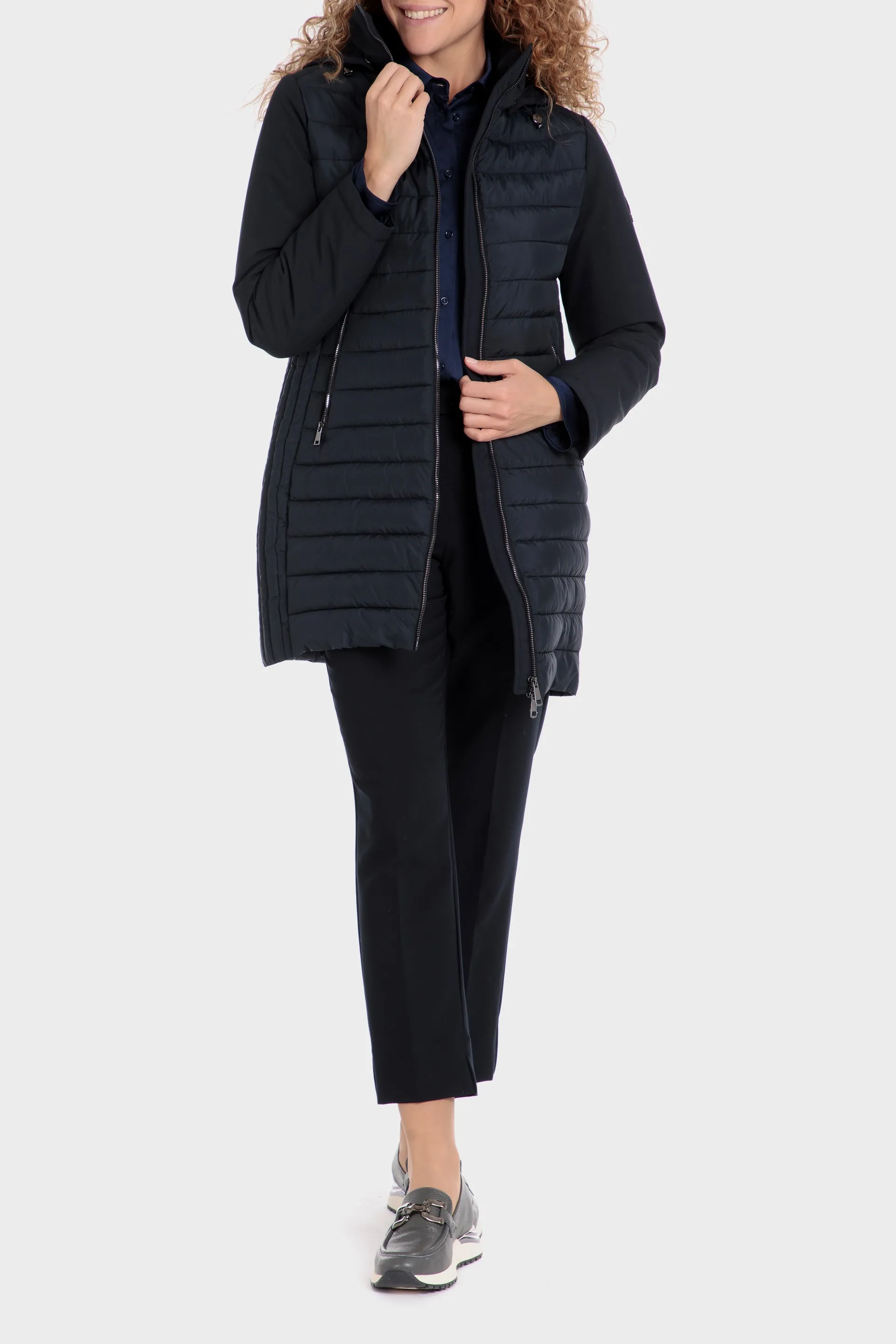 blue parka