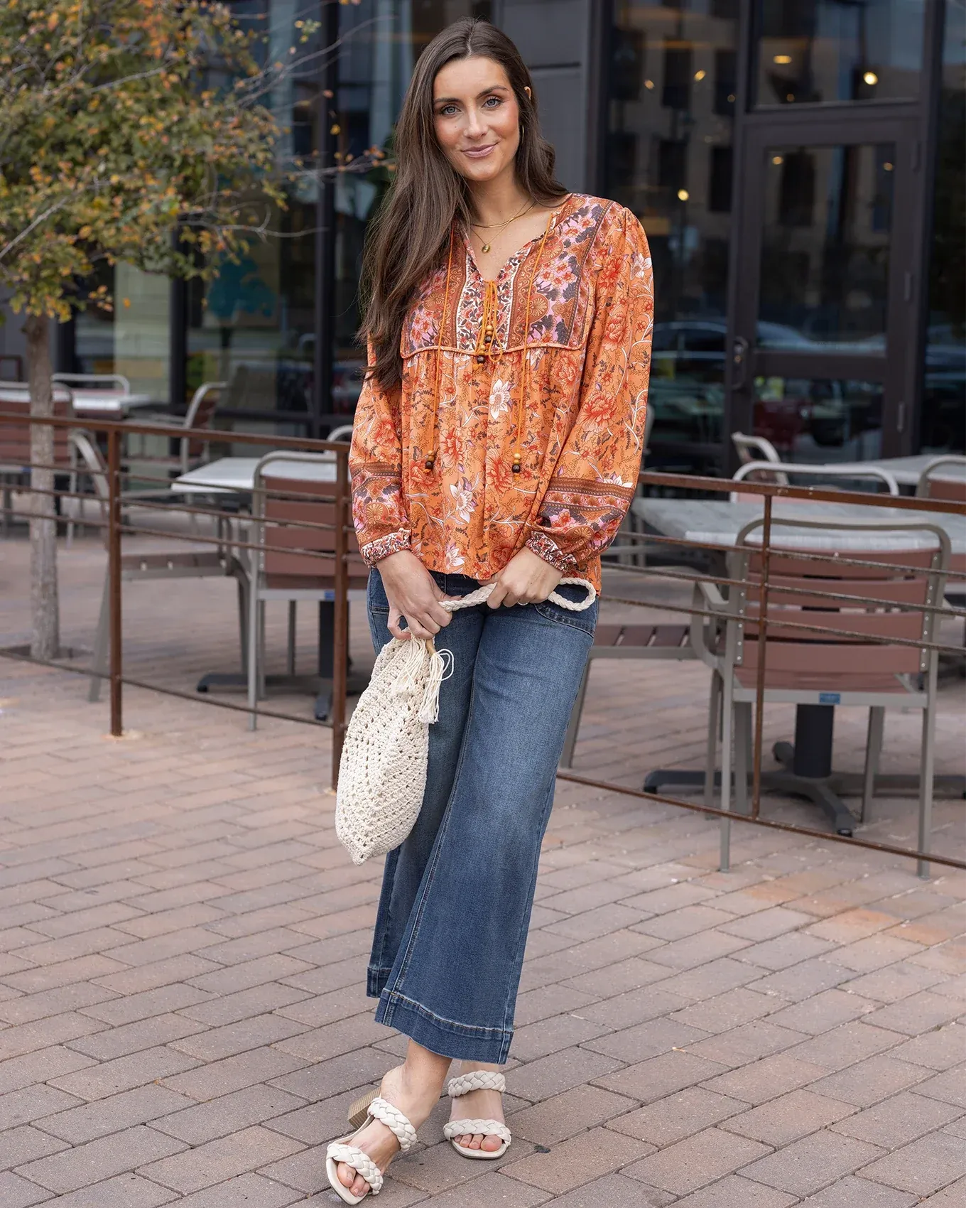 Boho Peasant Top