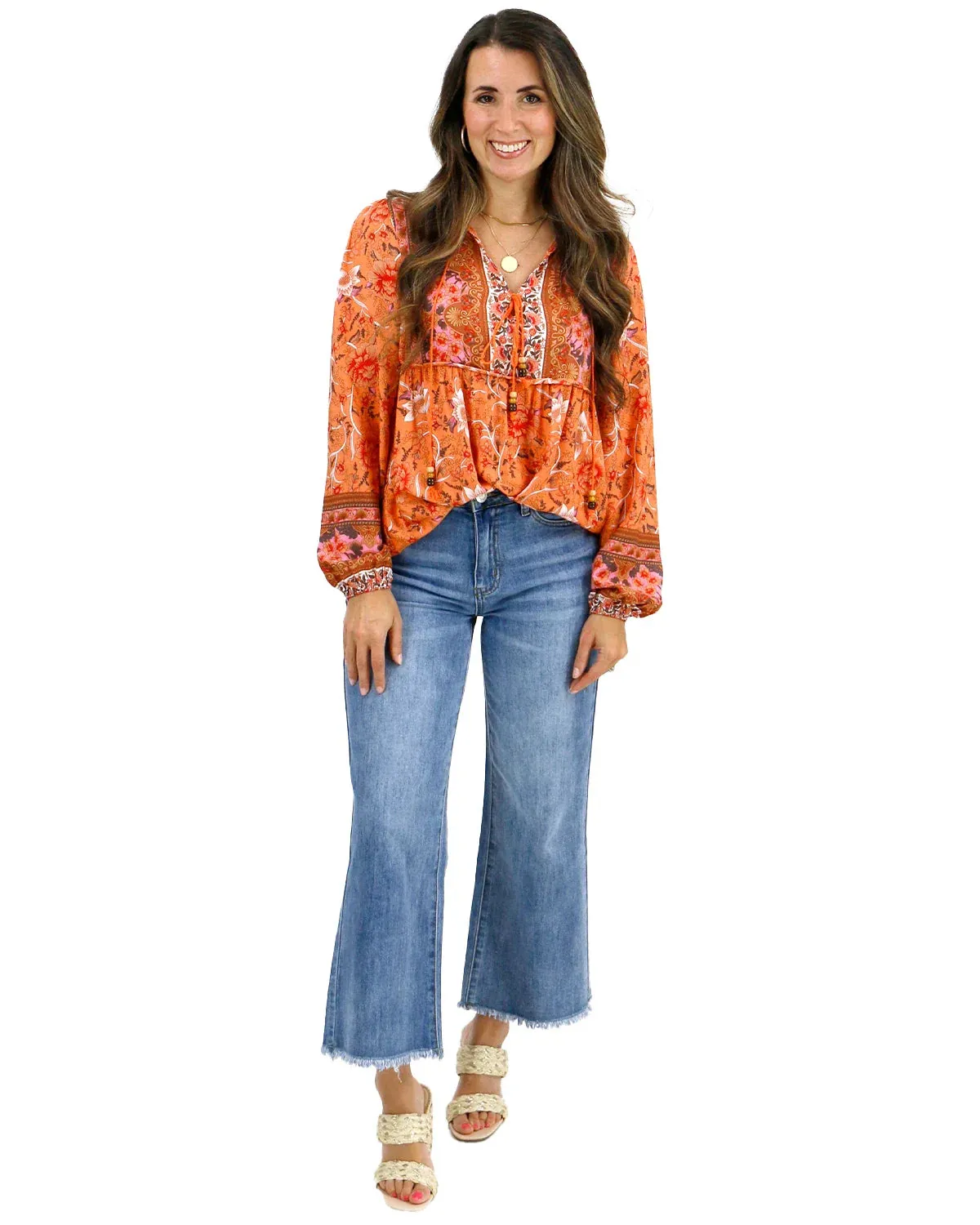 Boho Peasant Top
