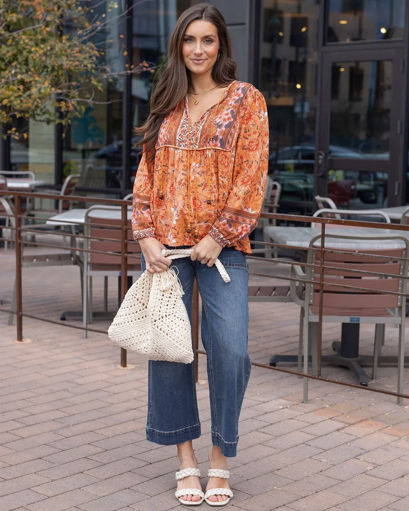Boho Peasant Top