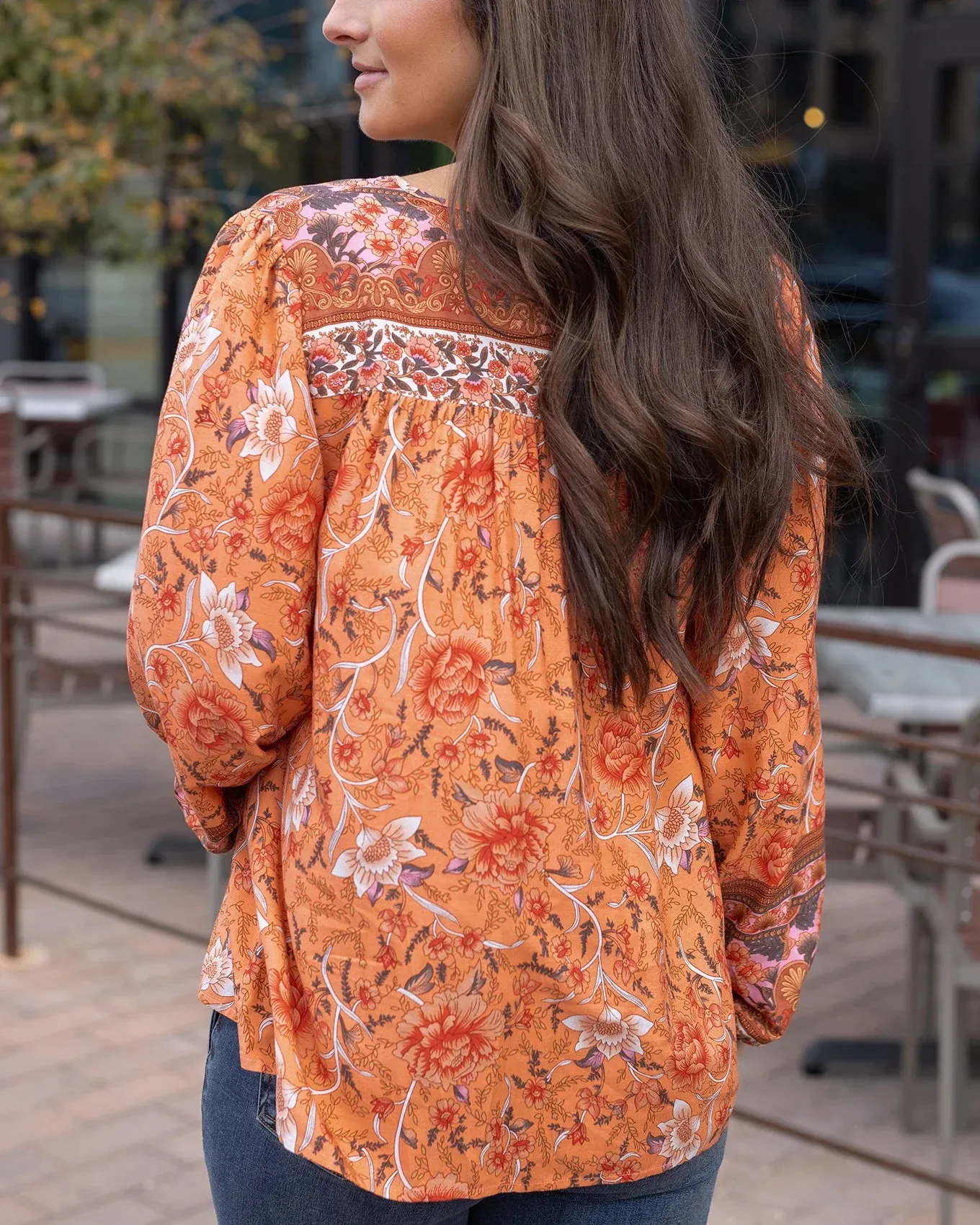 Boho Peasant Top