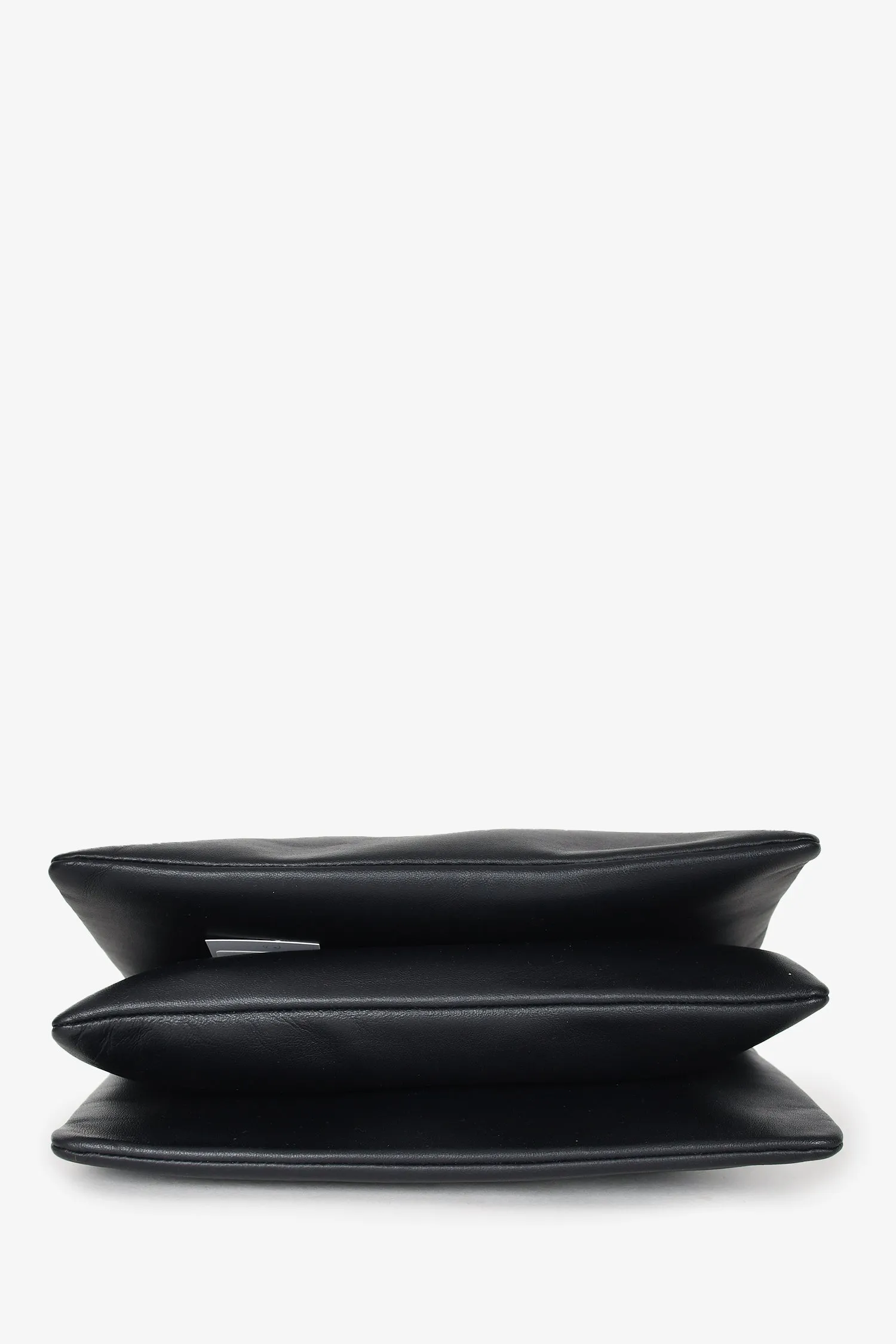 Celine 2017 Black Leather Medium Trio Crossbody