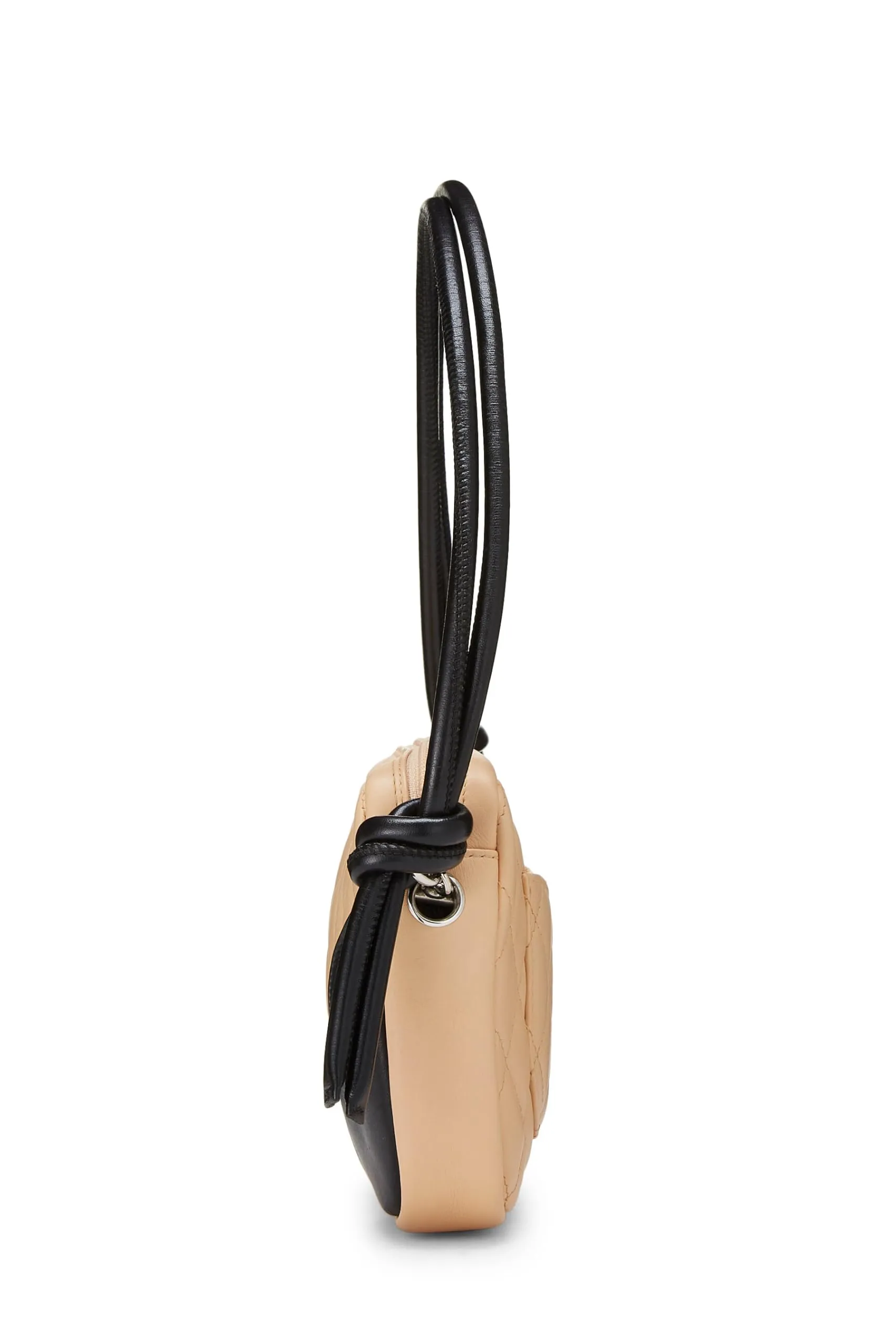 Chanel,  Beige Quilted Calfskin Cambon Pochette, Beige