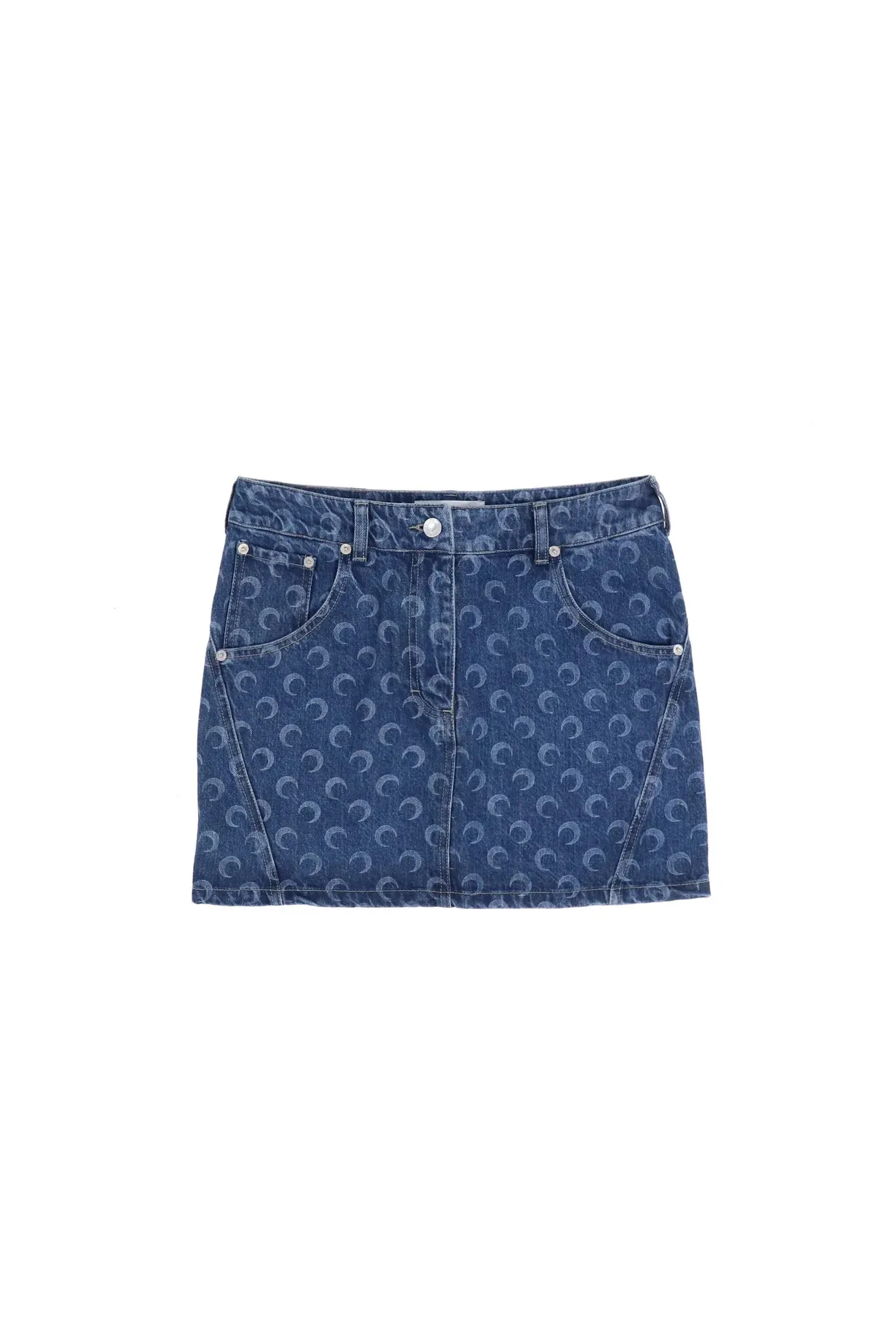 Deadstock Denim Mini Skirt Blue