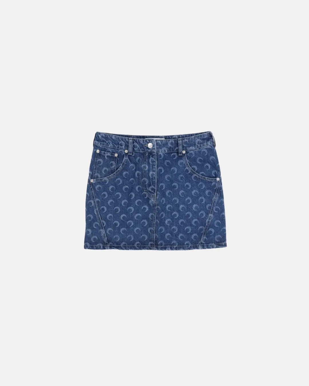Deadstock Denim Mini Skirt Blue