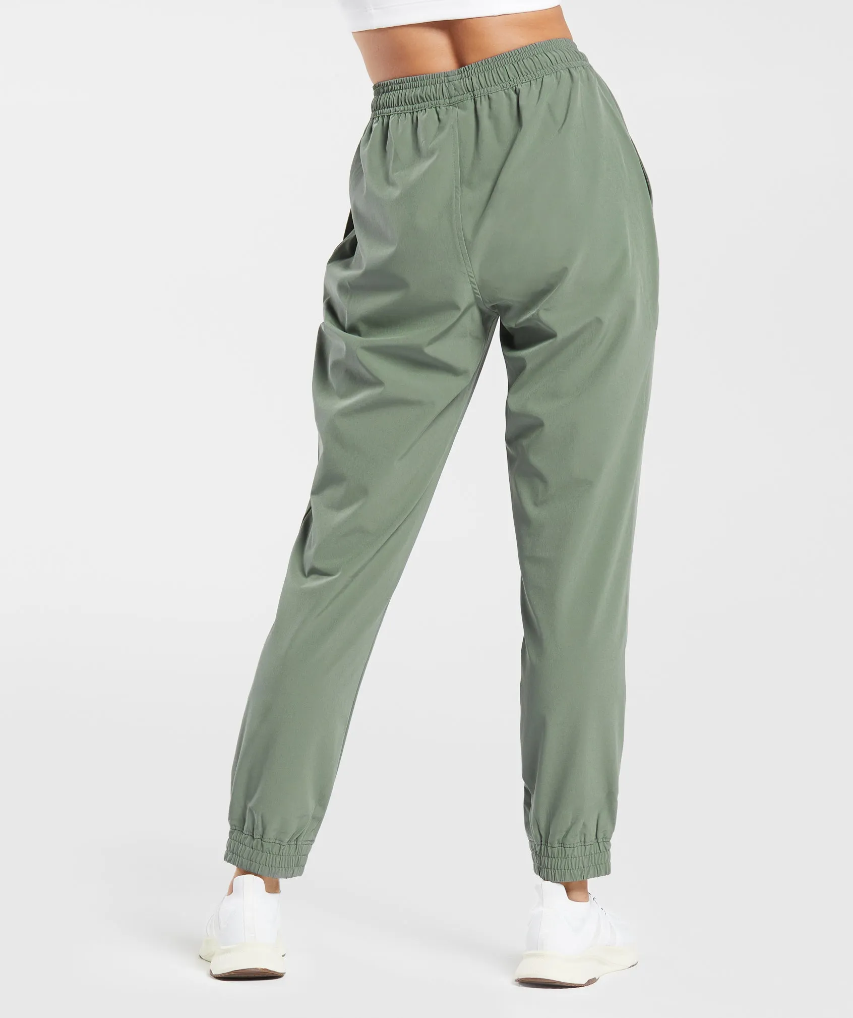 Gymshark Training Woven Joggers - Dusk Green