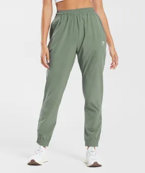 Gymshark Training Woven Joggers - Dusk Green