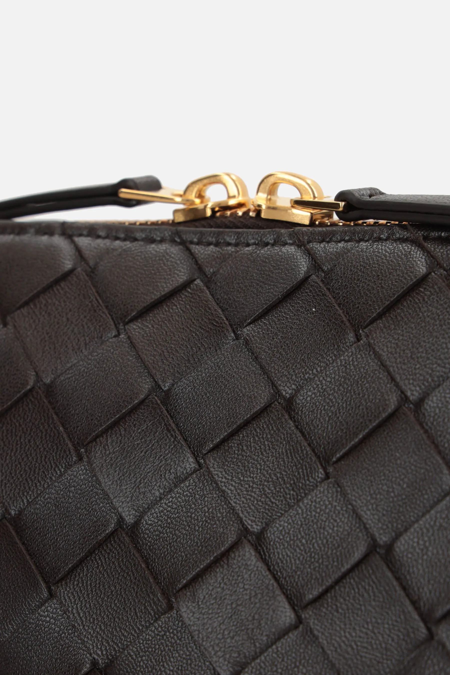 Intrecciato Leather Crossbody
