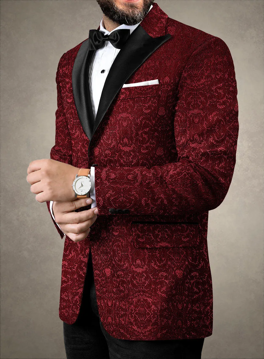 Italian Silk Aluino Tuxedo Blazer