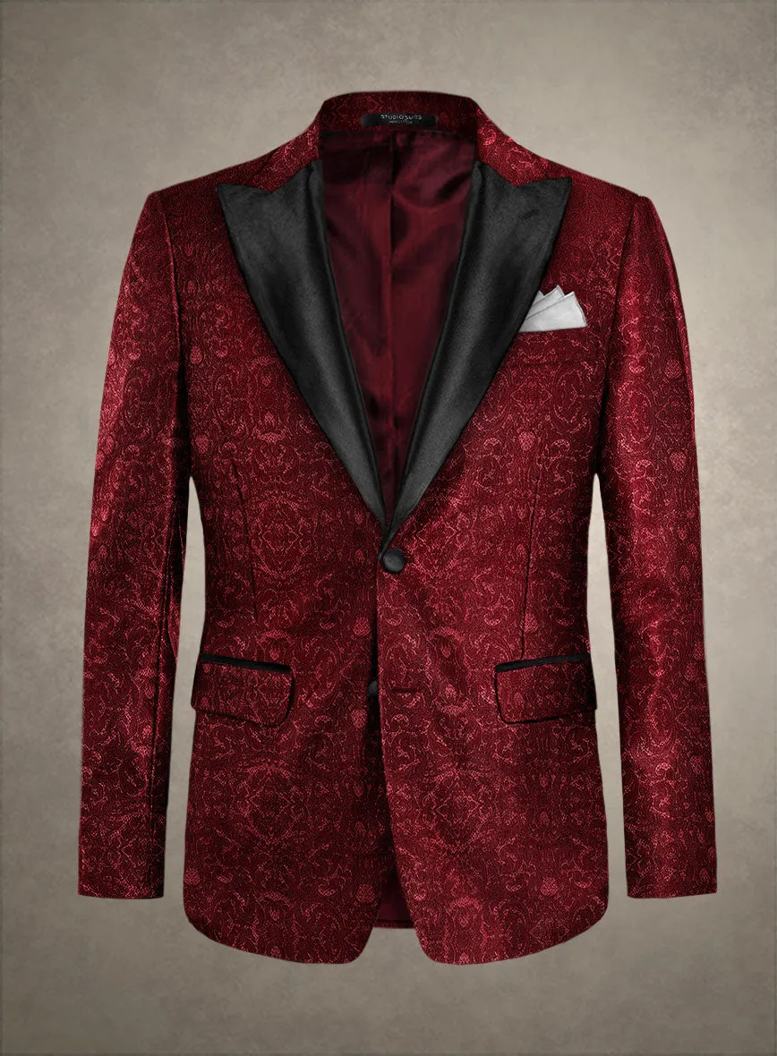 Italian Silk Aluino Tuxedo Blazer