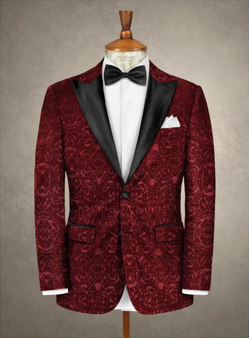 Italian Silk Aluino Tuxedo Blazer
