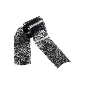 Metallic Wrap - Black Lace
