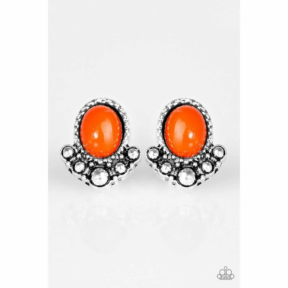 Tropical Tease - Orange Earrings